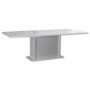 Sciae Karma Extending Dining Table in High Gloss White with Lights