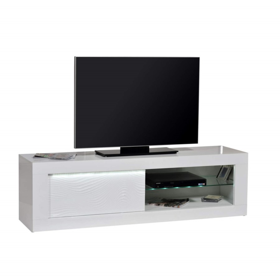 Sciae Karma TV Unit in White High Gloss