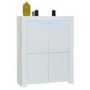 Sciae Galaxy Storage Unit in White High Gloss with RGB Lighting