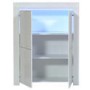 Sciae Galaxy Storage Unit in White High Gloss with RGB Lighting