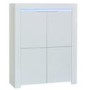 Sciae Galaxy Storage Unit in White High Gloss with RGB Lighting