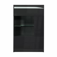 Sciae Ovio Black Gloss Display Cabinet
