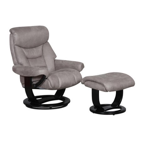 recliner senator swivel footstool grey furniture123 save