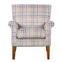 Balmoral Accent Chair in Confetti Spot Fabric