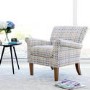 Balmoral Accent Chair in Confetti Spot Fabric