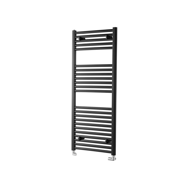 Towelrads Pisa Black Towel Radiator 1200 x 400mm