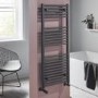 Towelrads Pisa Black Towel Radiator 1200 x 600mm