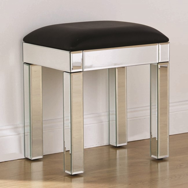 Mountrose Venetian Mirrored Stool 