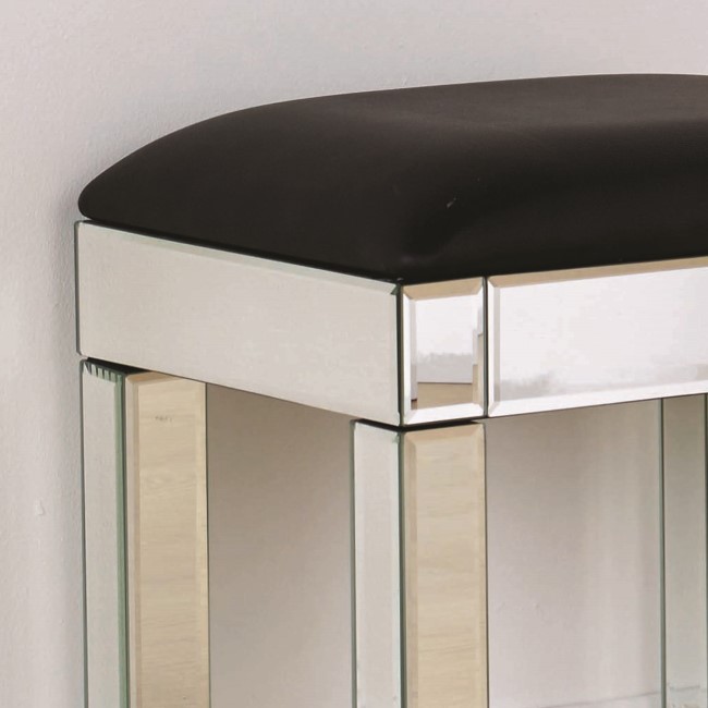 Mountrose Venetian Mirrored Stool 