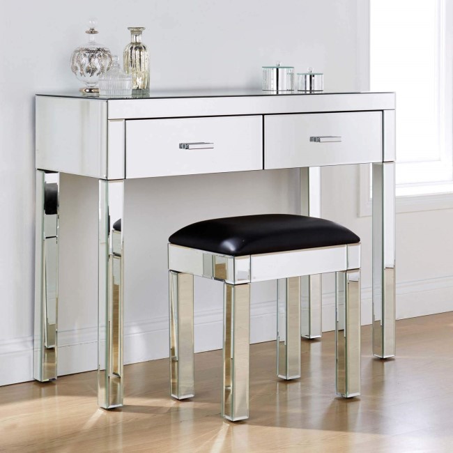 Mountrose Venetian Mirrored Stool 