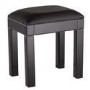 Mountrose Venetian Mirrored Stool in Black
