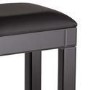 Mountrose Venetian Mirrored Stool in Black