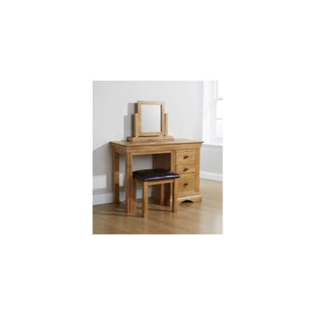 Mountrose Sandringham Dressing Table Mirror In Natural Stain 