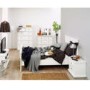 GRADE A1 - Paris 2 Drawer Tall Bedside Table in White