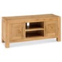 GRADE A1 - Bentley Designs Lyon Oak Large TV Cabinet 