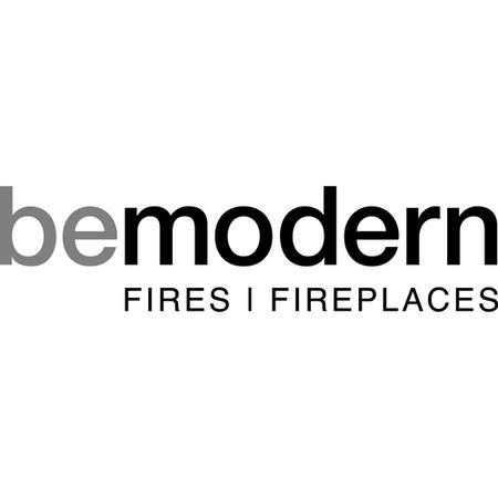 Chrome Deepline Gas Fire - Be Modern