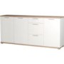 GRADE A2 - Germania Large Sideboard in White and Oak