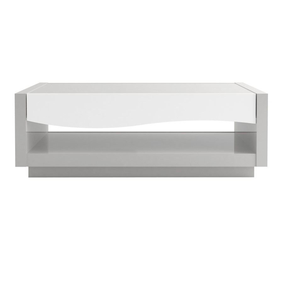 Grey & White Gloss Coffee Table - Scaie