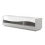 Sciae Flam Grey High Gloss TV Unit with 2 Drawers - TV's up to 70"