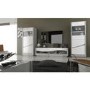 Sciae Flam Grey High Gloss TV Unit with 2 Drawers - TV's up to 70"