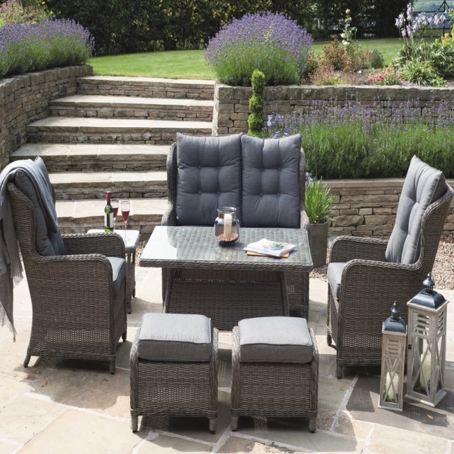 Cambridge St Kitts 8 Piece Relaxed Dining Set
