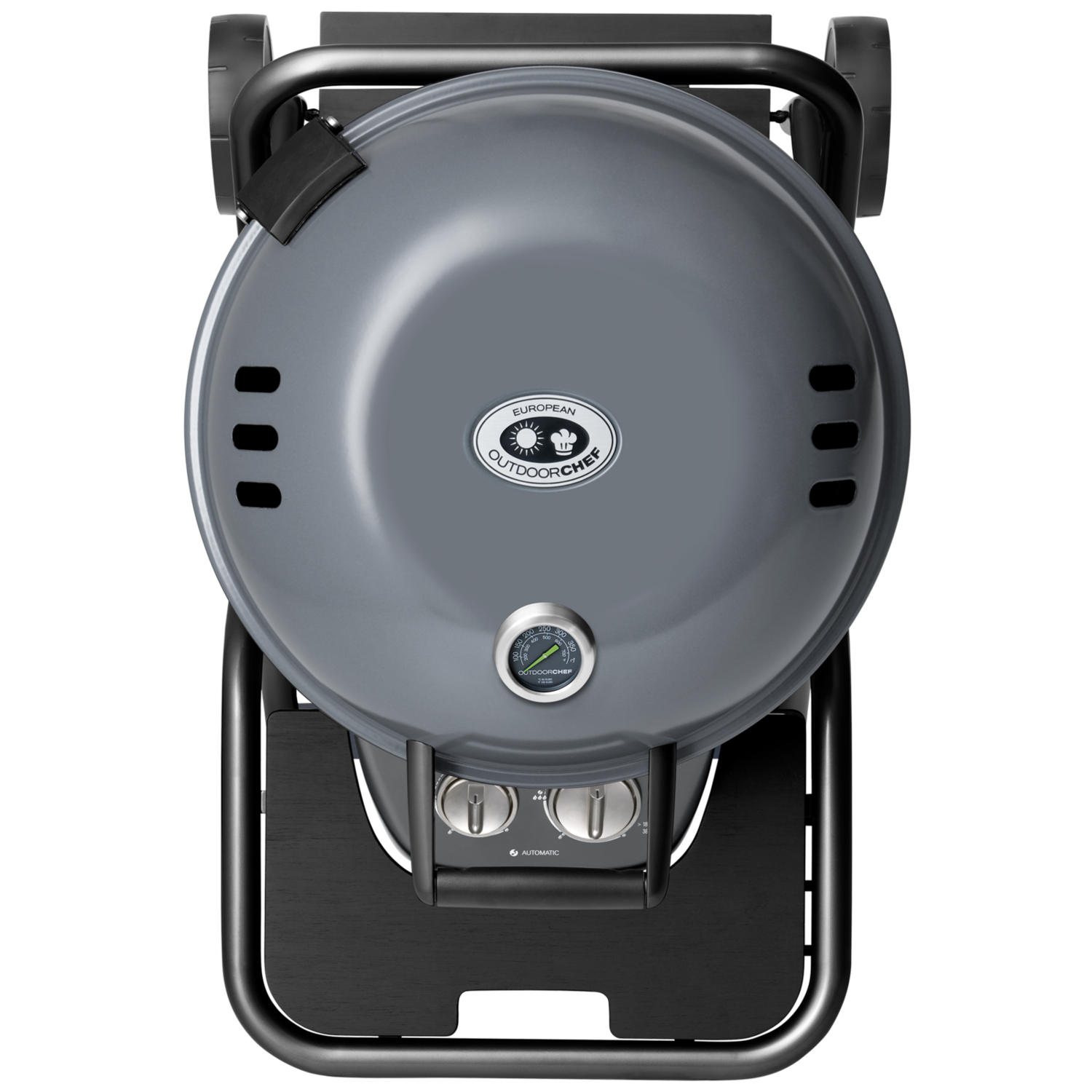 Outdoor Chef Ascona 570 G 2 Burner Gas Kettle BBQ Grill Dark Grey