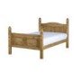 GRADE A2 - Seconique Corona Mexican 4' Bed - Distressed Waxed Pine