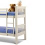 GRADE A1 - Julian Bowen Barcelona Bunk Bed in Stone White