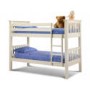 GRADE A1 - Julian Bowen Barcelona Bunk Bed in Stone White