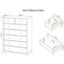 GRADE A1 - Seconique Solid Pine 5+2 Drawer Chest