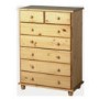 GRADE A1 - Seconique Solid Pine 5+2 Drawer Chest