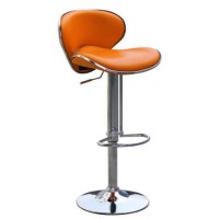 GRADE A1 - As new but box opened - Wilkinson Furniture Nigella Bar Stool in Orange 