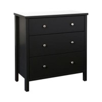 Steens Stockholm 3 Drawer Wide Chest In Coffee
