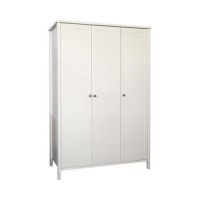Steens Stockholm 3 Door Wardrobe In White