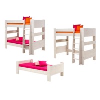 GRADE A1 - Steens  For Kids Extension Kit - Bunk To Single And High Sleeper In Whitewash