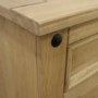 Set of 2 Corona Mexican 3 Drawer Bedside Tables In Solid Pine 