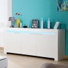 Sciae Galaxy Sideboard in White High Gloss with RGB Lighting
