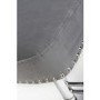 Adjustable Grey Velvet Bar Stool - Cairo