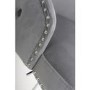 Adjustable Grey Velvet Bar Stool - Cairo