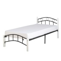 Seconique Luton Single Bed in Black and White