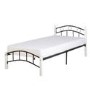 Seconique Luton Single Bed in Black and White