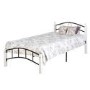 Seconique Luton Single Bed in Black and White