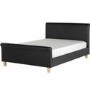 Seconique Shelby Double Sleigh Bed in Black