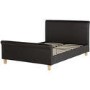Seconique Shelby Double Sleigh Bed in Brown