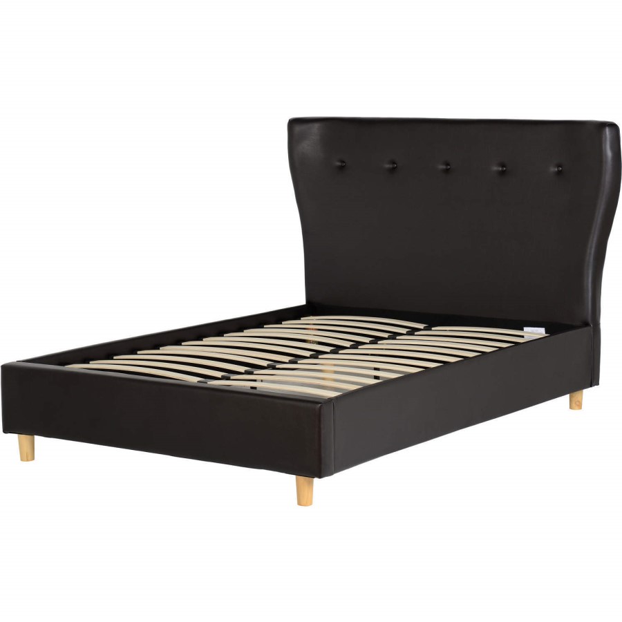 Seconique Regal Double Bed in Brown