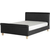 Seconique Shelby Kingsize Sleigh Bed in Black