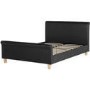 Seconique Shelby Kingsize Sleigh Bed in Black