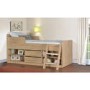 Oak Low Sleeper Cabin Bed with Storage - Felix - Seconique