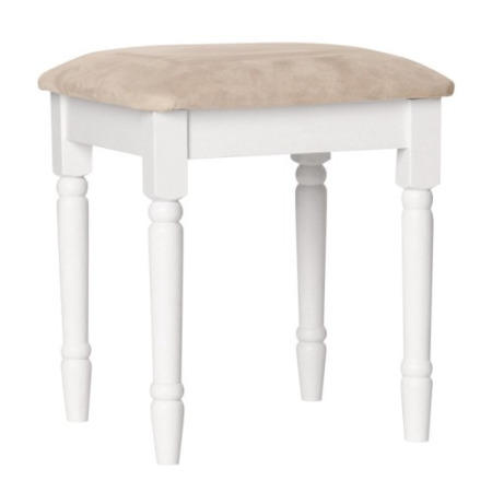 Copenhagen Dressing Table Stool In White