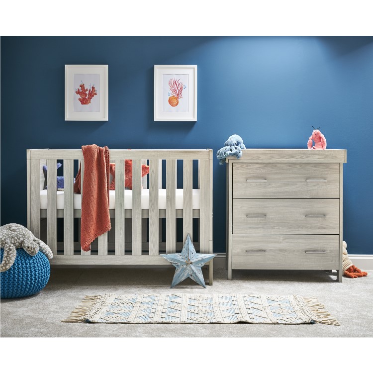 Nika Grey Mini 2 Piece Room Set - Obaby